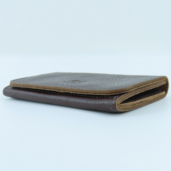 実際に弊社で買取させて頂いたIL BISONTE/イルビゾンテ レザー カードケース/名刺入れ/パスケースの画像 2枚目