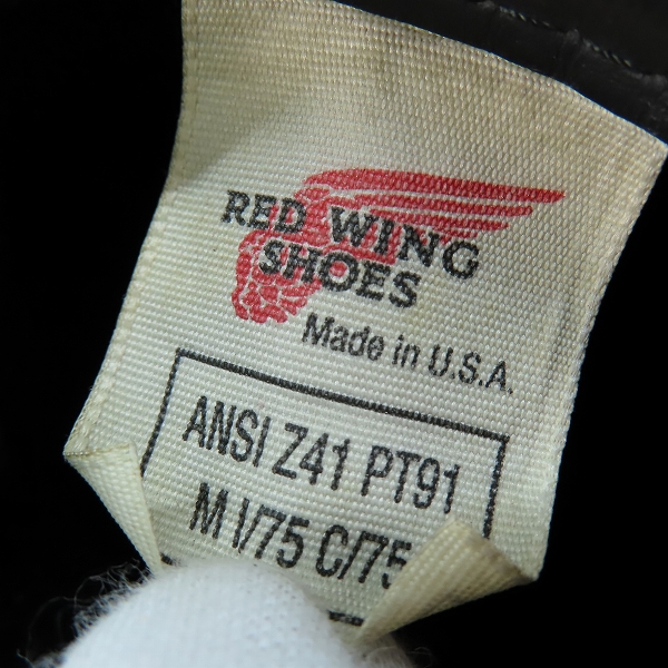 実際に弊社で買取させて頂いたRED WING/レッドウィング 8270 エンジニアブーツ ナイフポケット付き PT91/8.5Dの画像 6枚目