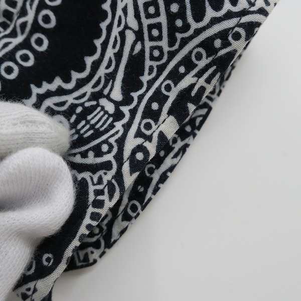 実際に弊社で買取させて頂いたRUDE GALLERY/ルードギャラリー 21SS ペイズリー バンドカラー ロングシャツ 2の画像 5枚目