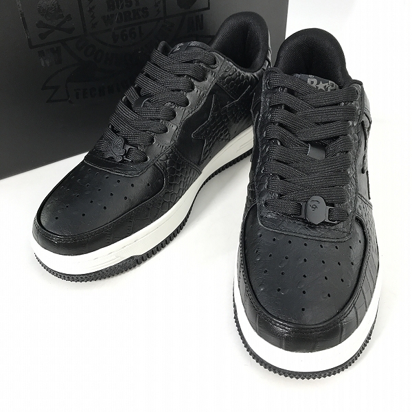 実際に弊社で買取させて頂いたNEIGHBORHOOD × A BATHING APE/ネイバーフッド×アベイシングエイプ BAPE STA スニーカー 1J23191901/26