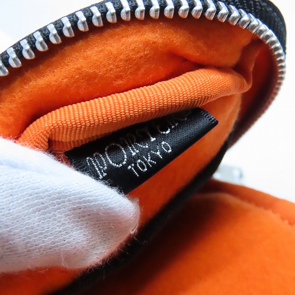 実際に弊社で買取させて頂いた(3)PORTER/ポーター TANKER/タンカー ポーチ ブラックの画像 4枚目