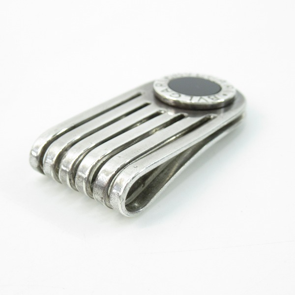 実際に弊社で買取させて頂いたBVLGARI/ブルガリ ブルガリブルガリ オニキス/SILVER925 マネークリップ の画像 4枚目