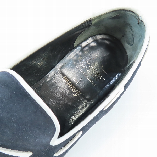 実際に弊社で買取させて頂いたCROCKETT&JONES/クロケット&ジョーンズ ALDERNEY スエード タッセル ローファー /8.5Eの画像 4枚目