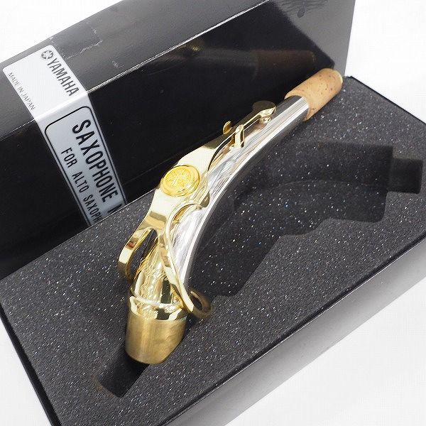 実際に弊社で買取させて頂いたYAMAHA/ヤマハ AC1AG アルトサックス用 C1タイプ カスタムネック スターリングシルバー製 クリアラッカー仕上げ