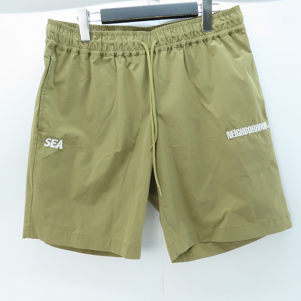 実際に弊社で買取させて頂いたWIND AND SEA × NEIGHBORHOOD/ウィンダンシー × ネイバーフッド ハーフパンツ 221FRWSN-PTM01S/L