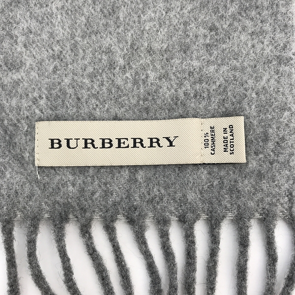 実際に弊社で買取させて頂いたBurberry/バーバリー カシミヤ100% マフラーの画像 1枚目
