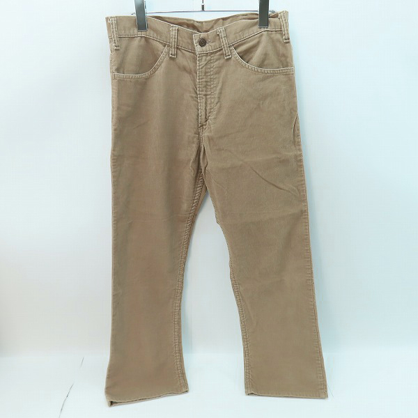 実際に弊社で買取させて頂いたLevis/リーバイス 80s ヴィンテージ 刻印536 白タブ コーデュロイパンツ ベージュ 519-1523 W32 L32