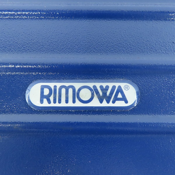 実際に弊社で買取させて頂いたRIMOWA/リモワ SALSA/サルサ 2輪 スーツケース ネイビー 814.70の画像 7枚目