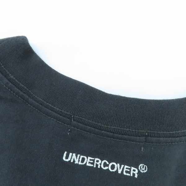 実際に弊社で買取させて頂いたUNDERCOVER/アンダーカバー サイドジップ ROSE プリントTシャツ UP1D4805/2の画像 5枚目