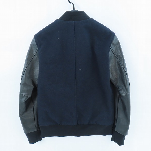 実際に弊社で買取させて頂いたVALLIS by FACTOTUM/ヴァリスバイファクトタム 袖レザーウールスタジャン 05020730A/44の画像 1枚目
