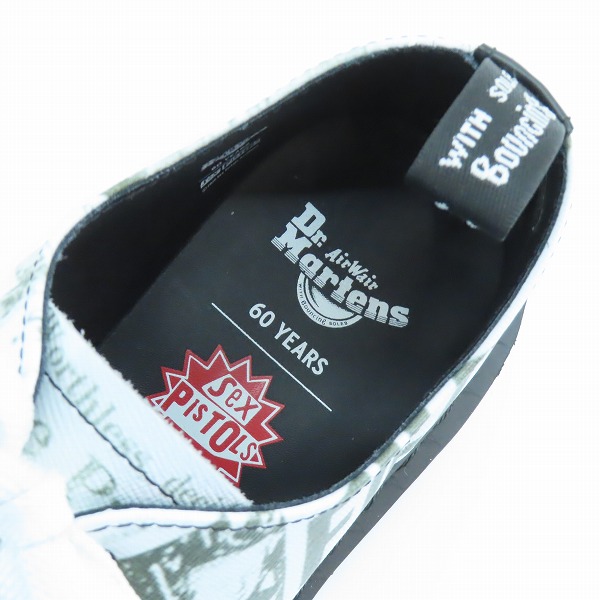 実際に弊社で買取させて頂いたDr.Martens/ドクターマーチン 1461 SEX PISTOLS 3EYE OXFORD SHOE/3ホール オックスフォード シューズ UK6の画像 4枚目