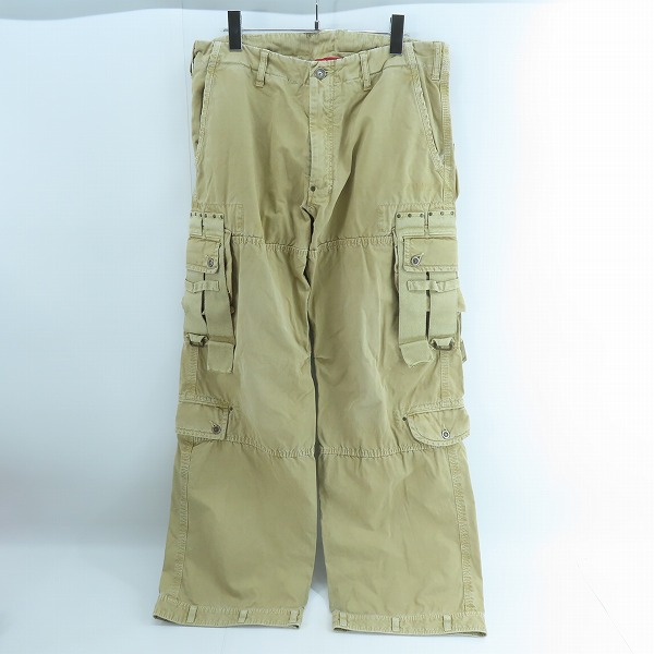 実際に弊社で買取させて頂いたkiminori morishita/キミノリモリシタ カーゴ パラシュートパンツ ベージュ 7847311-1 5/48