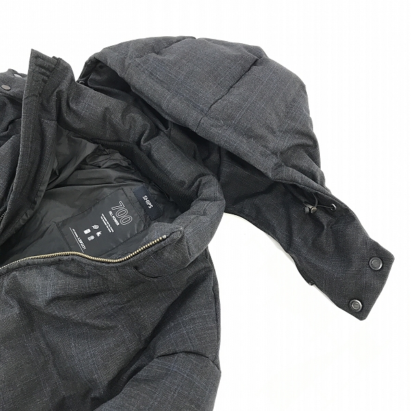 実際に弊社で買取させて頂いたSHIPS/シップス 700フィル フィルムラミネート加工 ウール ダウンジャケット L20F2231/Mの画像 4枚目