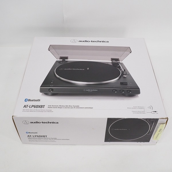 実際に弊社で買取させて頂いた★audio-technica/オーディオテクニカ AT-LP60XBT レコードプレーヤー ベルトドライブ Bluetooth搭載【通電確認済】の画像 9枚目