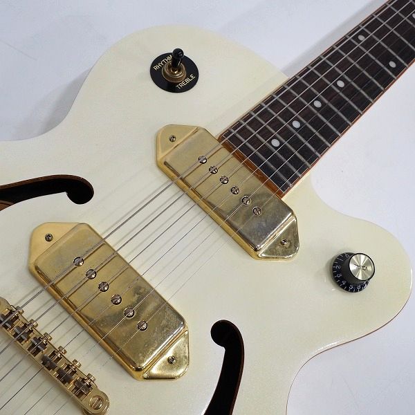 実際に弊社で買取させて頂いた★Epiphone/エピフォン WILDKAT/ワイルドキャット セミアコ エレキギター ソフトケース付の画像 5枚目