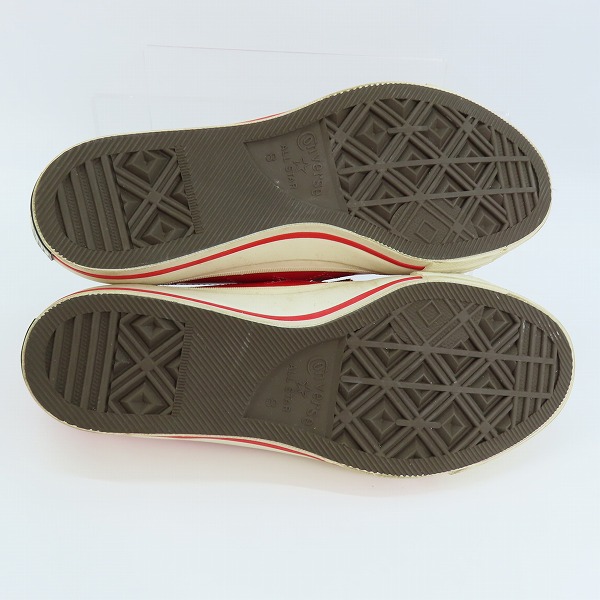 実際に弊社で買取させて頂いたCONVERSE/コンバース ワンスター ベルクロ レッド スニーカー/8の画像 2枚目