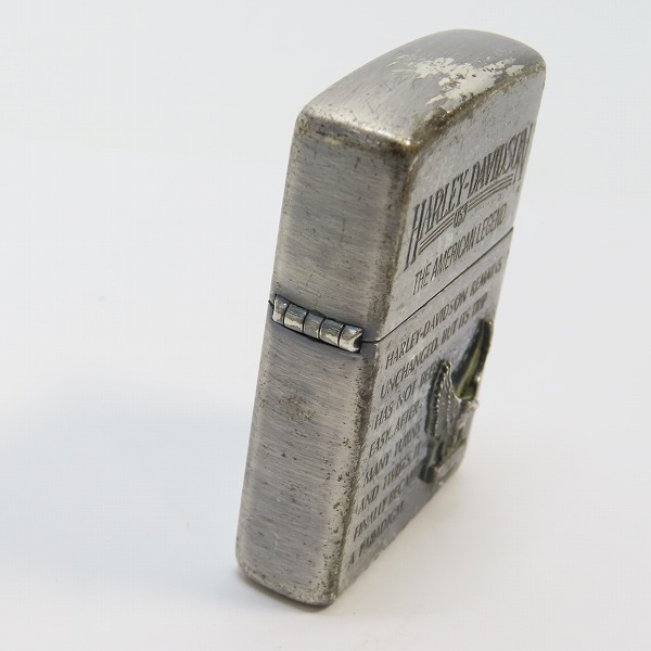 実際に弊社で買取させて頂いたZIPPO/ジッポー HARLEY DAVIDSON/ハーレーダビッドソン メタル貼り 1995年製の画像 2枚目