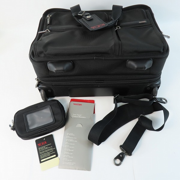 実際に弊社で買取させて頂いたTUMI/トゥミ ALPHA アルファ エクスパンダブル 2輪ブリーフ/ キャリーバッグ 26103D4の画像 7枚目