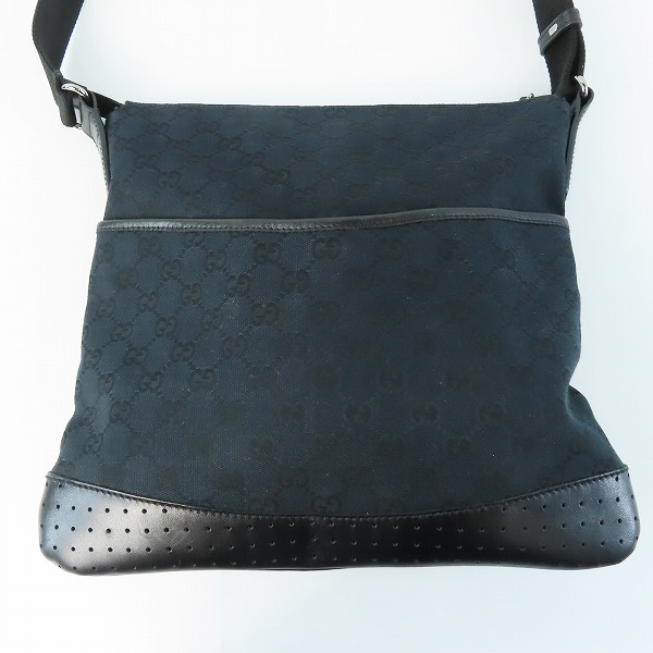 実際に弊社で買取させて頂いたGUCCI/グッチ GG キャンバス パンチング ショルダーバッグ ブラック