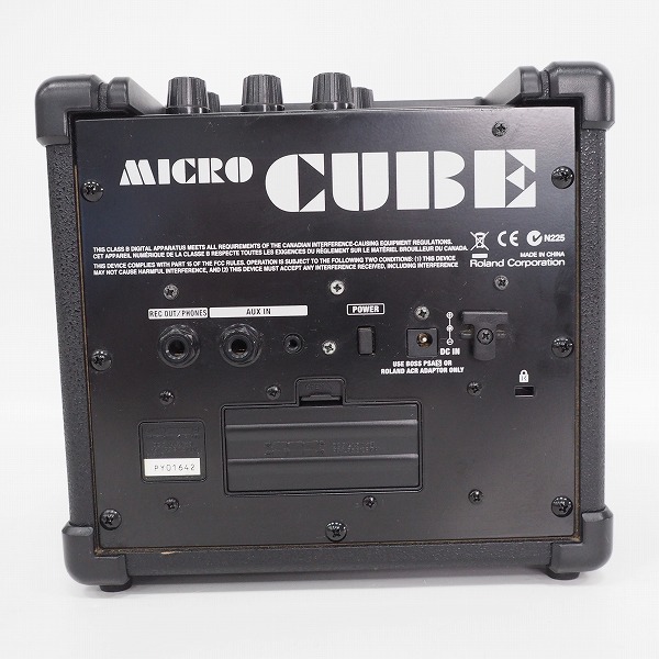 実際に弊社で買取させて頂いたRoland/ローランド MICRO CUBE マイクロキューブ ギターコンボアンプ ACアダプター付【動作確認済】の画像 5枚目