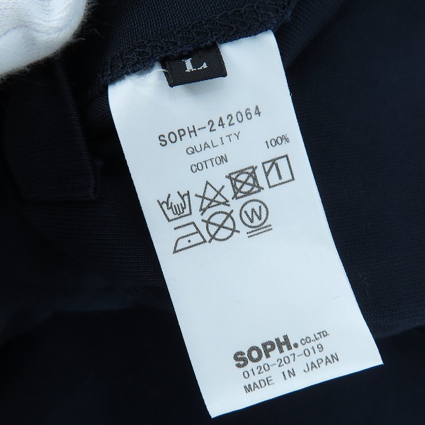実際に弊社で買取させて頂いたSOPHNET/ソフネット REVERSIBLE TEE リバーシブル半袖Tシャツ SOPH-242064/Lの画像 5枚目