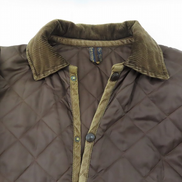 実際に弊社で買取させて頂いたEDIFICE×LAVENHAM/エディフィス×ラベンハム 別注 キルティングジャケット 38の画像 3枚目