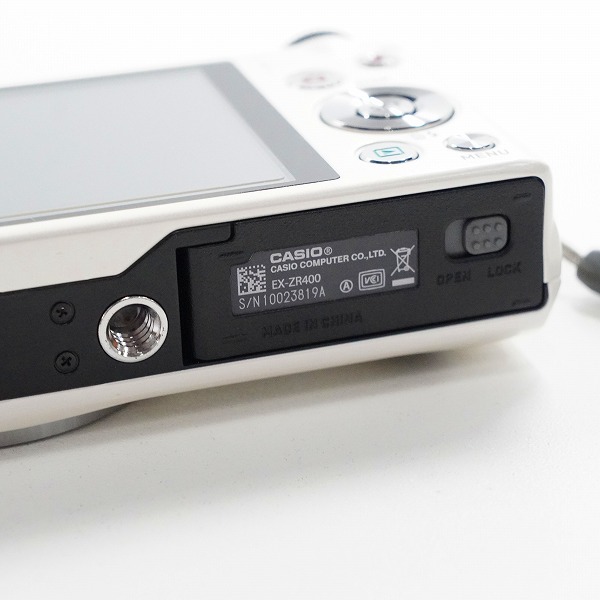実際に弊社で買取させて頂いたCASIO/カシオ EX-ZR400 EXILIM HS エクシリム コンパクトデジタルカメラ 簡易動作確認済みの画像 5枚目