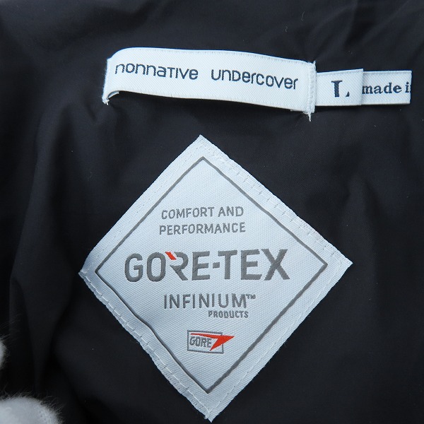 実際に弊社で買取させて頂いたnonnative×UNDERCOVER/ノンネイティブ×アンダーカバー 23AW MONK PUFF JACKET GORE-TEX/パファージャケット UC2C9202/Lの画像 2枚目