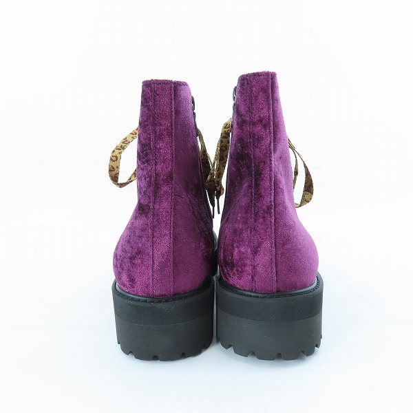 実際に弊社で買取させて頂いたglamb/グラム 24SS Velor Strummer Boots/ベロアストラマーブーツ GB0124-AC03/3の画像 1枚目