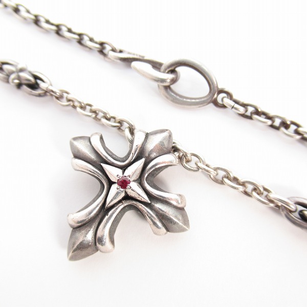 実際に弊社で買取させて頂いたBloody Mary/ブラッディマリー クリスマス限定 ルビー付クロスネックレス 