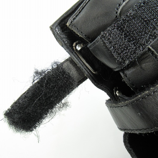 実際に弊社で買取させて頂いたKRISVANASSCHE/クリスヴァンアッシュ ベルクロ ハイカットスニーカー ブラック/42の画像 7枚目