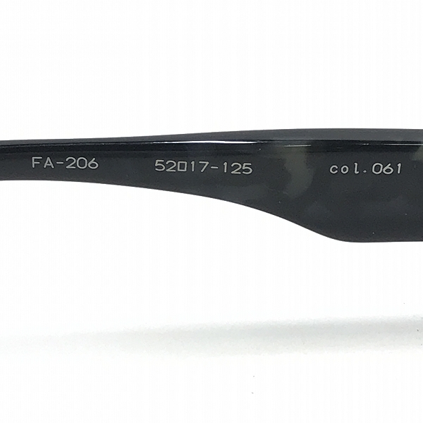 実際に弊社で買取させて頂いたFACTORY900/ファクトリー アイウエアメガネフレーム FA-206の画像 6枚目