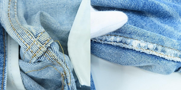 実際に弊社で買取させて頂いたLevis/リーバイス 90s ヴィンテージ 刻印532 ジッパーフライ デニムパンツ 505-0217 /W32 L34の画像 9枚目