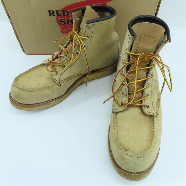 実際に弊社で買取させて頂いたRED WING/レッドウィング アイリッシュセッター スエード モックトゥ 8173/8E