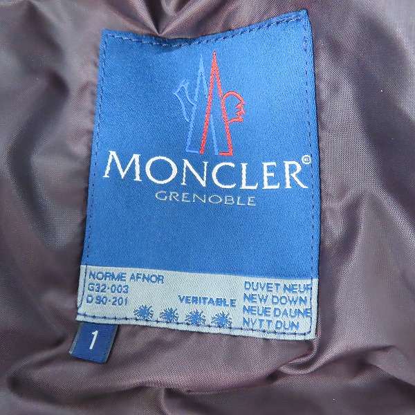 実際に弊社で買取させて頂いたMONCLER GRENOBLE / モンクレールグルノーブル 90S 青タグ ダウンジャケット/1の画像 3枚目