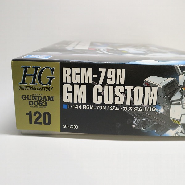実際に弊社で買取させて頂いた【未組立】BANDAI/バンダイ HG 1/144 RGM-79N ジム・カスタムの画像 7枚目
