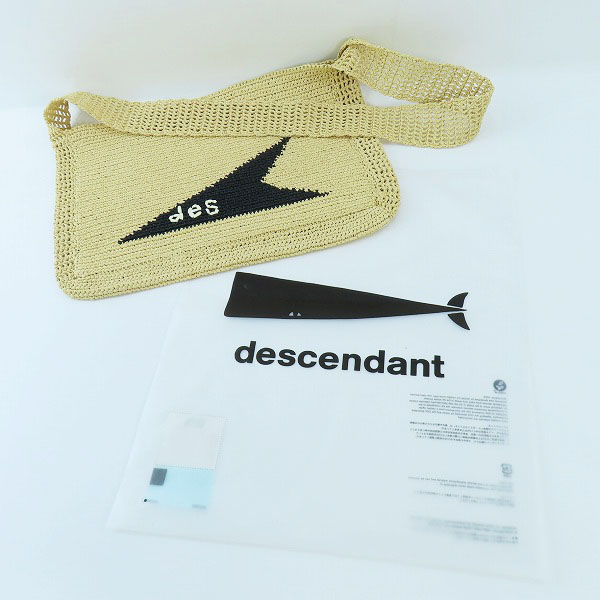 実際に弊社で買取させて頂いたDESCENDANT/ディセンダント CETUS RAFFIA BAG バッグ 241MADS-CG01の画像 6枚目