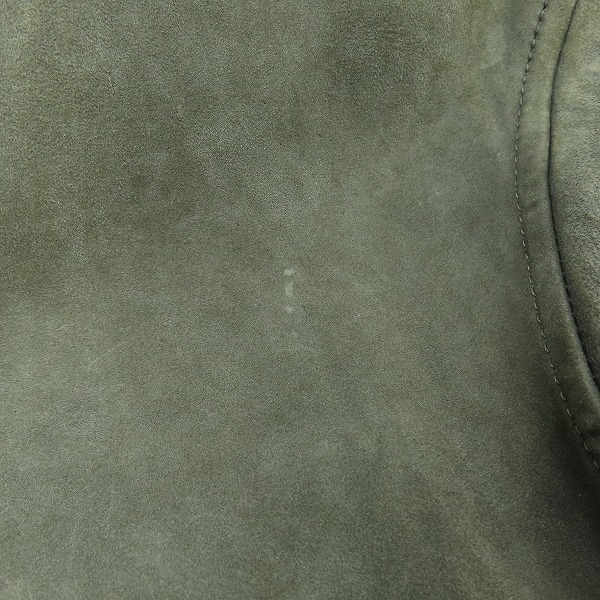 実際に弊社で買取させて頂いたISAMUKATAYAMA BACKLASH/カーフスエード/バイオウォッシュシングルライダースジャケット カウレザー 1255-03/Mの画像 4枚目