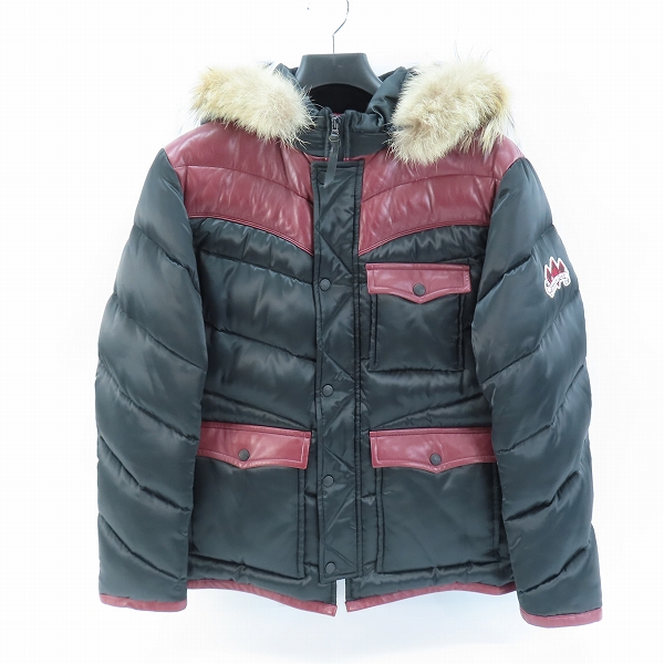 実際に弊社で買取させて頂いたR.J.B FLAT HEAD/フラットヘッド フーディ ラムレザー ダウンジャケット/40