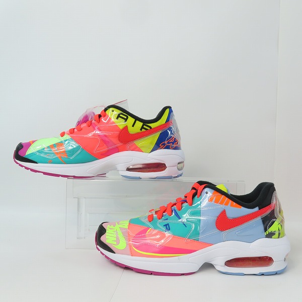 実際に弊社で買取させて頂いたNIKE/ナイキ×ATMOS/アトモス AIR MAX2 LIGHT QS/エアマックス2 ライト クイックストライク BV7406-001/27の画像 3枚目
