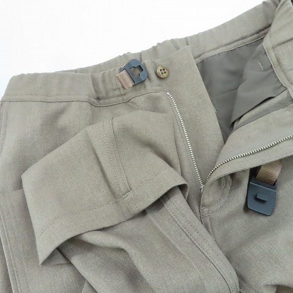 実際に弊社で買取させて頂いた(2)GRAMICCI×URBAN RESEARCH/グラミチ×アーバンリサーチ 別注 LANATECウールライクトラウザー GMP4-F1039/Mの画像 2枚目