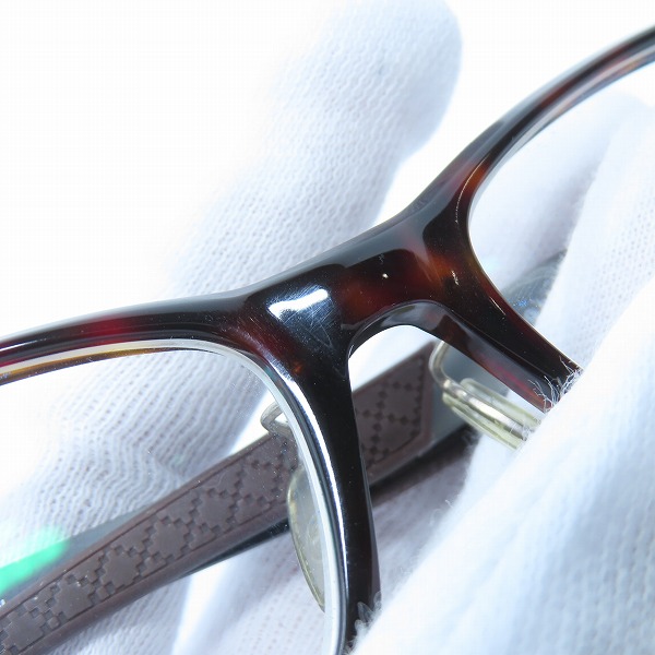 実際に弊社で買取させて頂いたGUCCI/グッチ シェリーライン GG9102 メガネフレーム/アイウェアの画像 9枚目