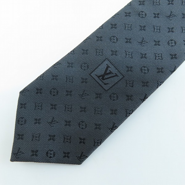 実際に弊社で買取させて頂いたLOUIS VUITTON/ルイヴィトン モノグラム総柄 ネクタイ M75989の画像 5枚目