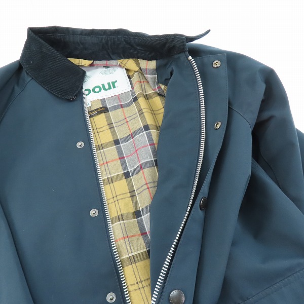 実際に弊社で買取させて頂いたBarbour/バブアー HOODED HUNTING COAT/ハンティングコート 1902192/34の画像 5枚目