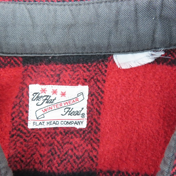 実際に弊社で買取させて頂いたFLAT HEAD/フラットヘッド チンスト ネルシャツ の画像 2枚目