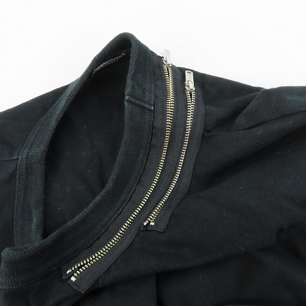 実際に弊社で買取させて頂いたUNDERCOVER/アンダーカバー 23SS 衿2連ZIP半袖 PKTEE/ポケット Tシャツ ブラック UC1C4801/2の画像 5枚目