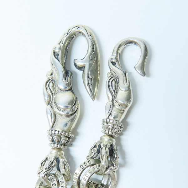 実際に弊社で買取させて頂いた【ギャラ付き】ZOCALO/ソカロ silver950/シルバー ダブルリンク バード ドージェ ウォレットチェーンの画像 1枚目