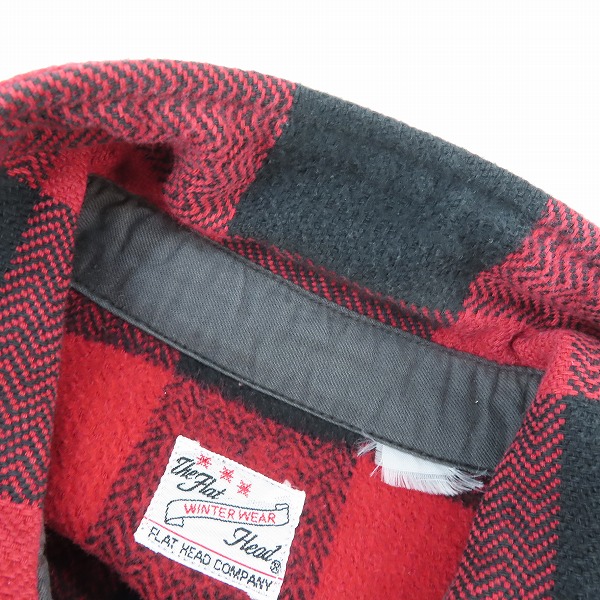 実際に弊社で買取させて頂いたFLAT HEAD/フラットヘッド チンスト ネルシャツ の画像 6枚目