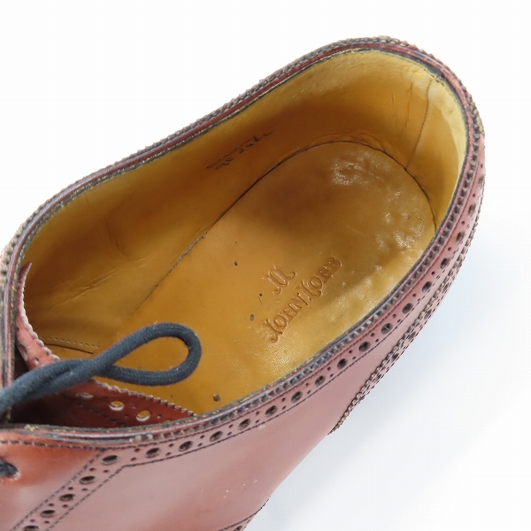 実際に弊社で買取させて頂いたJOHN LOBB/ジョンロブ DARBY/ダービー レースアップシューズ 2466/9Eの画像 4枚目