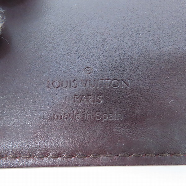 実際に弊社で買取させて頂いたLOUIS VUITTON ルイヴィトン モノグラムヴェルニ アジェンダPM 6穴式 手帳 R21026 の画像 4枚目